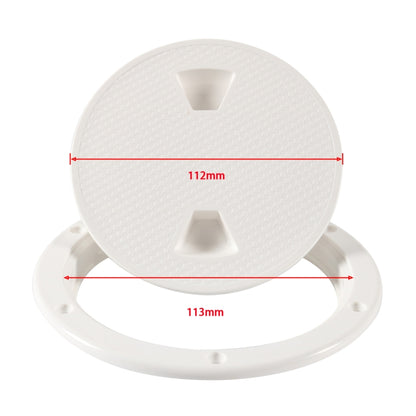 A5941 4 inch Boat / Yacht Round Deck Cover Hatch Case with Screws - Marine Accessories & Parts by PMC Jewellery | Online Shopping South Africa | PMC Jewellery | Buy Now Pay Later Mobicred