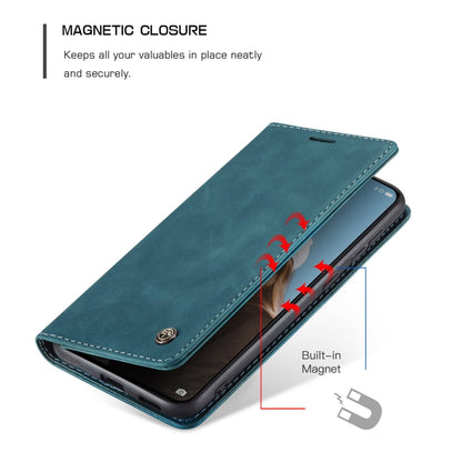 CaseMe 013 Multifunctional Horizontal Flip Leather Case with Holder & Card Slot & Wallet For Huawei P50(Blue) - Huawei Cases by CaseMe | Online Shopping South Africa | PMC Jewellery | Buy Now Pay Later Mobicred