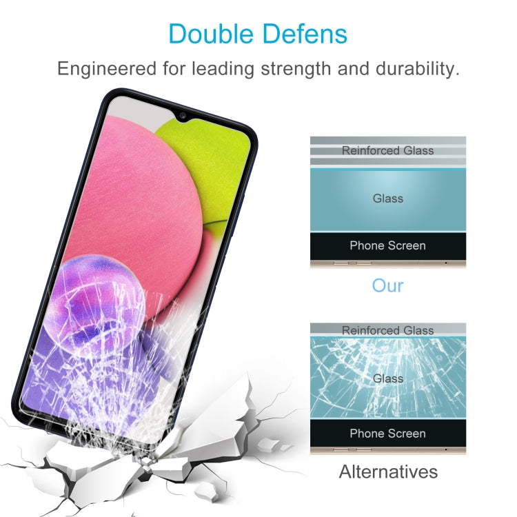 For Samsung Galaxy A03s 50 PCS 0.26mm 9H 2.5D Tempered Glass Film - Galaxy Tempered Glass by PMC TechLife | Online Shopping South Africa | PMC TechLife