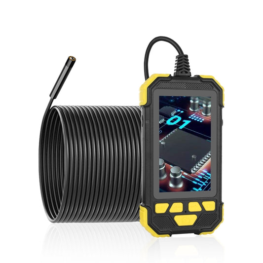 Y19 5.5mm Single Lens Hand-held Hard-wire Endoscope with 4.3-inch IPS Color LCD Screen, Cable Length:2m(Yellow) -  by PMC Jewellery | Online Shopping South Africa | PMC Jewellery | Buy Now Pay Later Mobicred