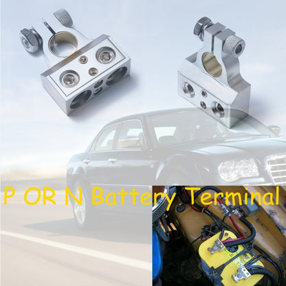 A0232 2 PCS Car Dual 1/0 & 8 Gauge Positive or Negative Battery Terminal - Booster Cable & Clip by PMC Jewellery | Online Shopping South Africa | PMC Jewellery | Buy Now Pay Later Mobicred