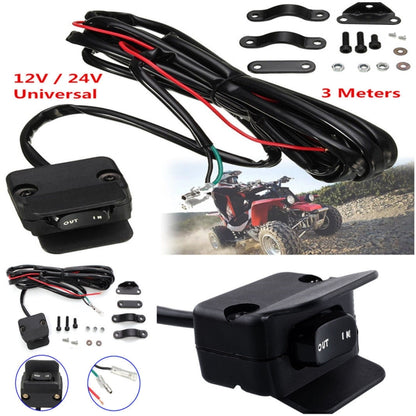 A0398 ATV Thumb Switch Control Cable Motorcycle Switch Handlebar Control Line, Cable Length: 3m - DIY Cables by PMC Jewellery | Online Shopping South Africa | PMC Jewellery | Buy Now Pay Later Mobicred