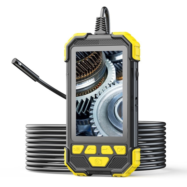 Y19 7.9mm Dual Lens Hand-held Hard-wire Endoscope with 4.3-inch IPS Color LCD Screen, Cable Length:2m(Yellow) -  by PMC TechLife | Online Shopping South Africa | PMC TechLife | Buy Now Pay Later Mobicred