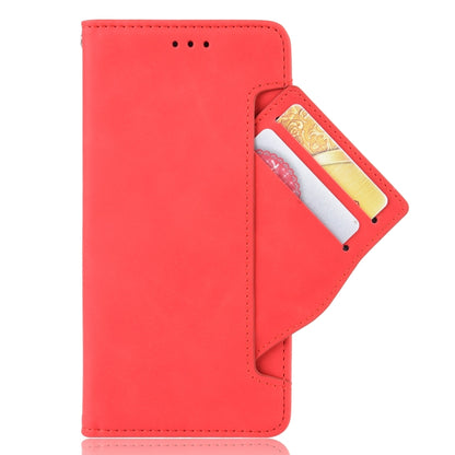 For Doogee N40 Pro Skin Feel Calf Pattern Horizontal Flip Leather Case with Holder & Card Slots & Photo Frame(Red) - More Brand by PMC Jewellery | Online Shopping South Africa | PMC Jewellery | Buy Now Pay Later Mobicred