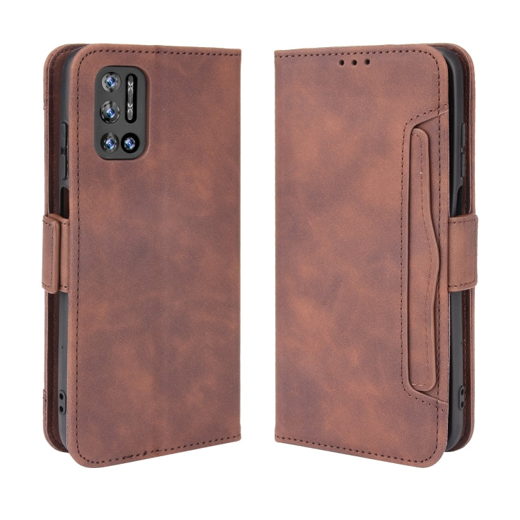 For Doogee N40 Pro Skin Feel Calf Pattern Horizontal Flip Leather Case with Holder & Card Slots & Photo Frame(Brown) - More Brand by PMC Jewellery | Online Shopping South Africa | PMC Jewellery | Buy Now Pay Later Mobicred