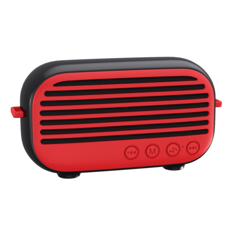 New Rixing NR-3000M Bluetooth 5.0 Portable Karaoke Wireless Bluetooth Speaker with Microphone & Shoulder Strap(Red) - free shipping - PMC Jewellery - Order now!