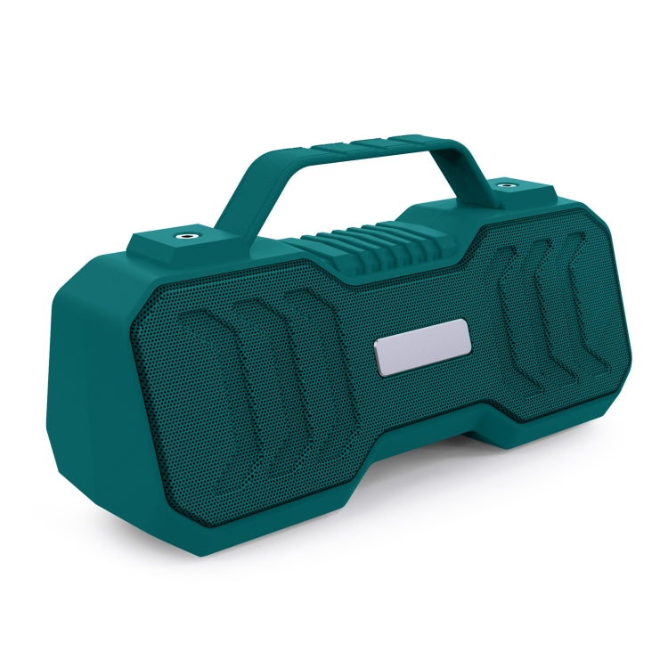New Rixing NR-4500M Bluetooth 5.0 Portable Outdoor Karaoke Wireless Bluetooth Speaker with Microphone(Green) - free shipping - PMC Jewellery - Order now!