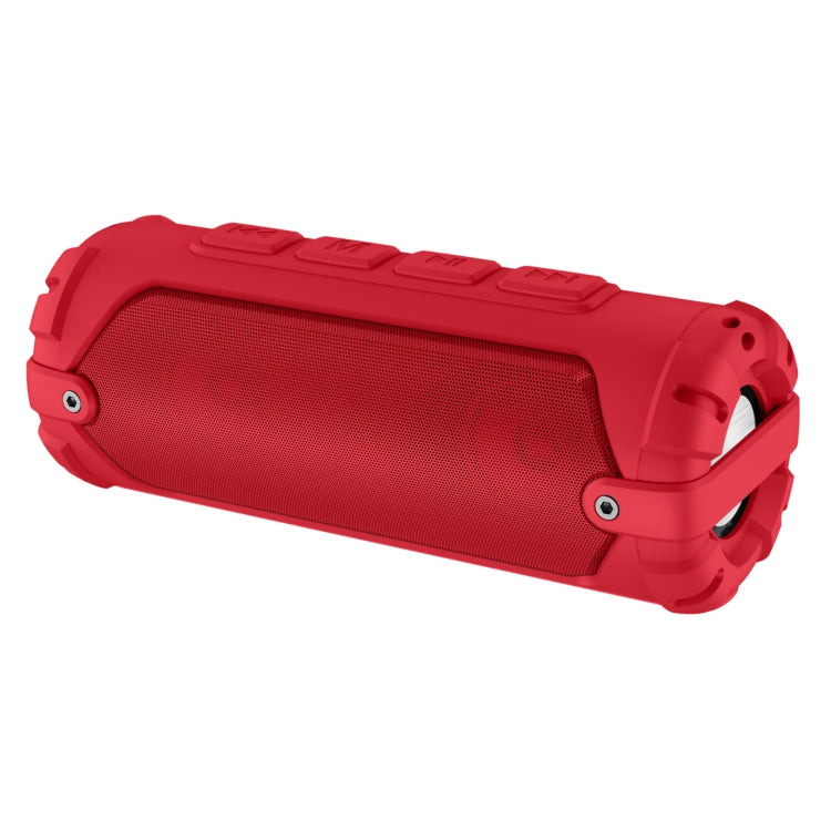 New Rixing NR-6013M Bluetooth 5.0 Portable Outdoor Karaoke Wireless Bluetooth Speaker with Microphone & Shoulder Strap(Red) - free shipping - PMC Jewellery - Order now!