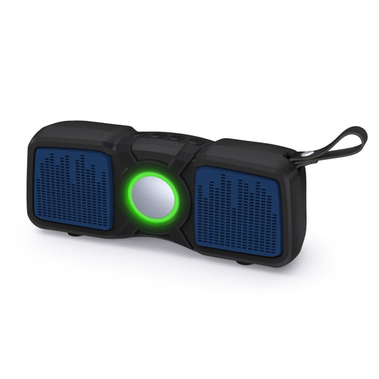 New Rixing NR-9011 Bluetooth 5.0 Portable Outdoor Wireless Bluetooth Speaker(Blue) - Desktop Speaker by NewRixing | Online Shopping South Africa | PMC Jewellery | Buy Now Pay Later Mobicred