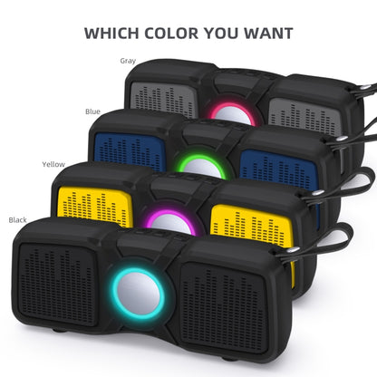 New Rixing NR-9011 Bluetooth 5.0 Portable Outdoor Wireless Bluetooth Speaker(Blue) - Desktop Speaker by NewRixing | Online Shopping South Africa | PMC Jewellery | Buy Now Pay Later Mobicred