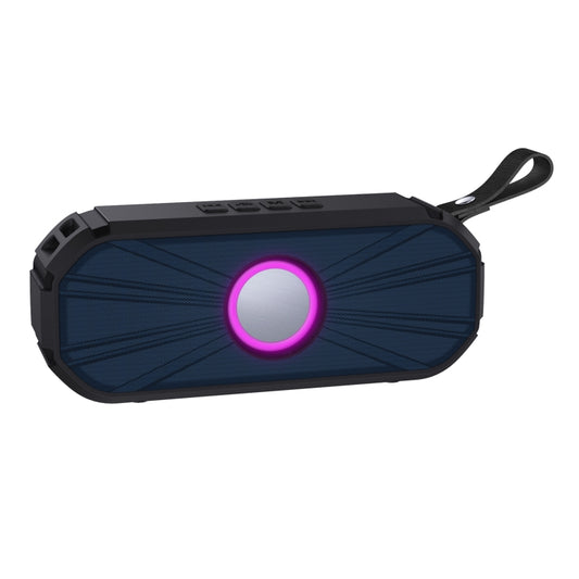 New Rixing NR-9012 Bluetooth 5.0 Portable Outdoor Wireless Bluetooth Speaker(Blue) - Desktop Speaker by NewRixing | Online Shopping South Africa | PMC Jewellery | Buy Now Pay Later Mobicred