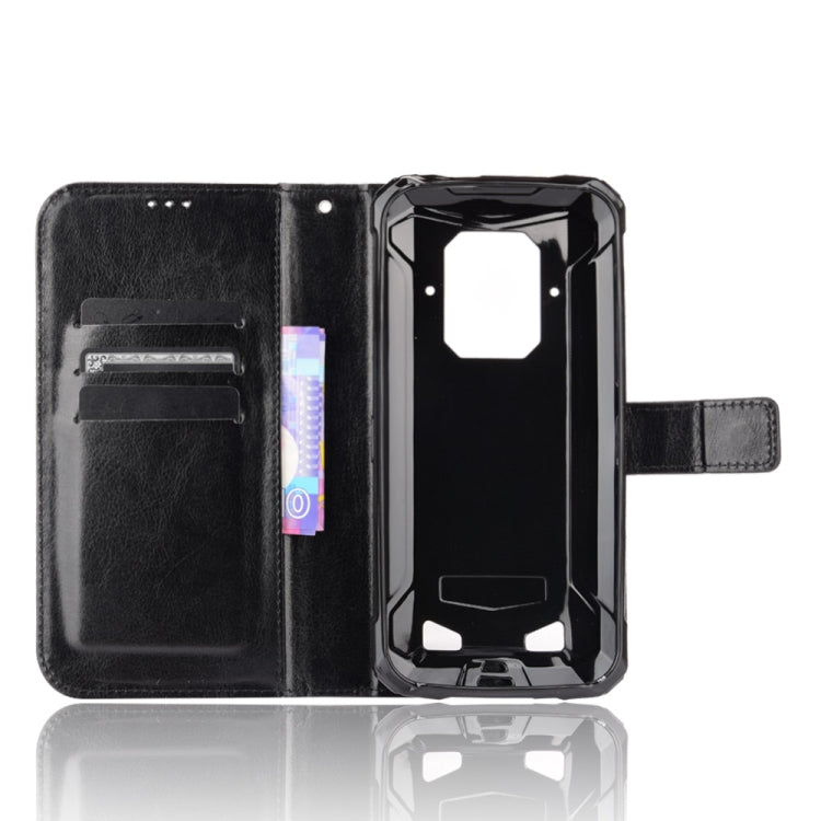 For Doogee S86 / S86 Pro Crazy Horse Texture Horizontal Flip Leather Case with Holder & Card Slots & Lanyard(Black) - More Brand by PMC Jewellery | Online Shopping South Africa | PMC Jewellery | Buy Now Pay Later Mobicred