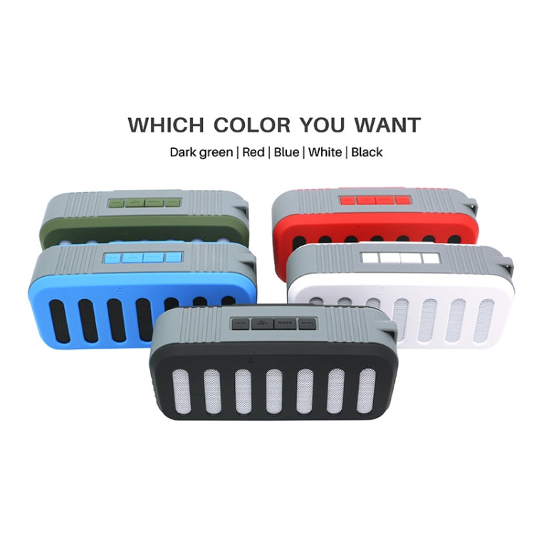 NewRixing NR-2013 TWS Car Exhaust Duct-shaped Bluetooth Speaker(White) - free shipping - PMC Jewellery - Order now!