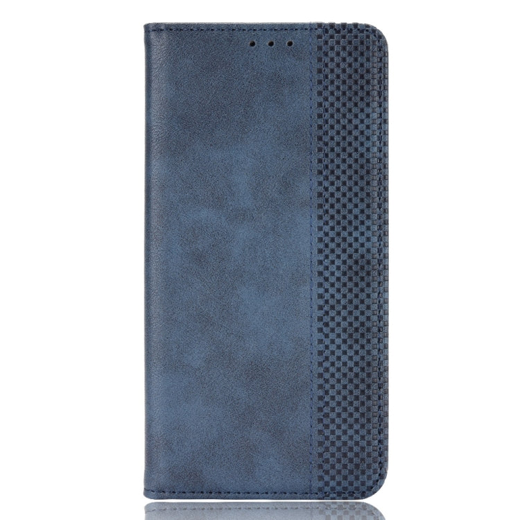 For Doogee N40 Pro Magnetic Buckle Retro Pattern Horizontal Flip Leather Case with Holder & Card Slot & Wallet(Blue) - More Brand by PMC Jewellery | Online Shopping South Africa | PMC Jewellery | Buy Now Pay Later Mobicred