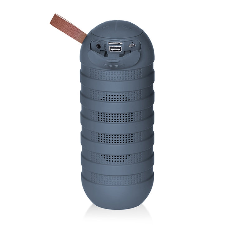 NewRixing NR-3025 TWS Outdoor Portable Splashproof Bluetooth Speaker with Flashlight Function(Blue) - Desktop Speaker by NewRixing | Online Shopping South Africa | PMC Jewellery | Buy Now Pay Later Mobicred