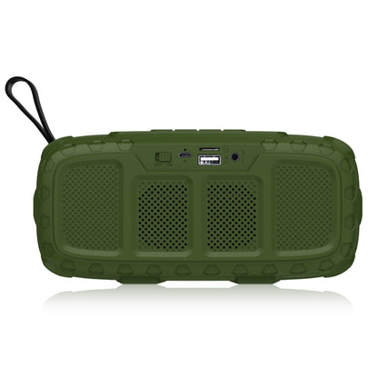 NewRixing NR-5018 Outdoor Portable Bluetooth Speaker, Support Hands-free Call / TF Card / FM / U Disk(Green+Yellow) - Desktop Speaker by NewRixing | Online Shopping South Africa | PMC Jewellery | Buy Now Pay Later Mobicred