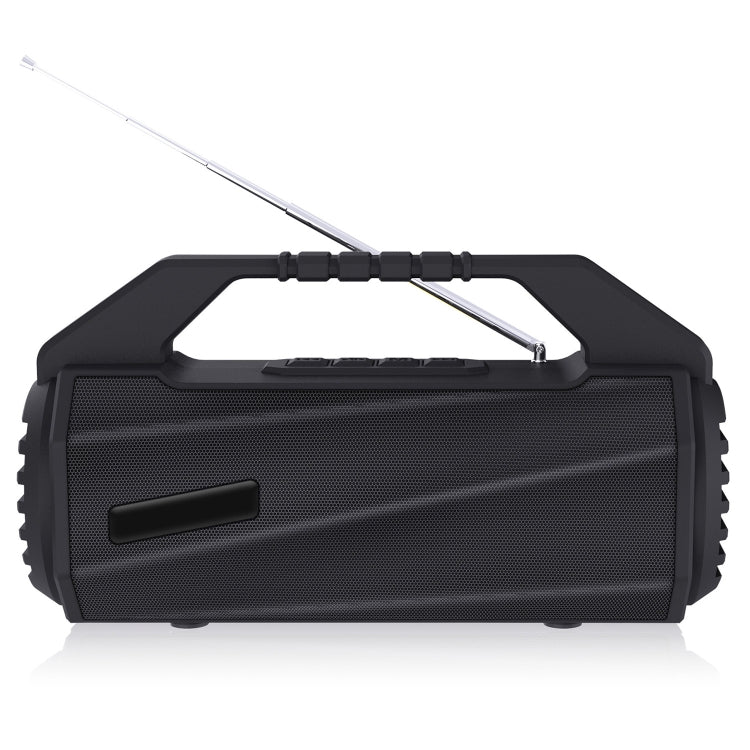 NewRixing NR-4025FM Outdoor Splash-proof Water Portable Bluetooth Speaker, Support Hands-free Call / TF Card / FM / U Disk(Black) - free shipping - PMC Jewellery - Order now!