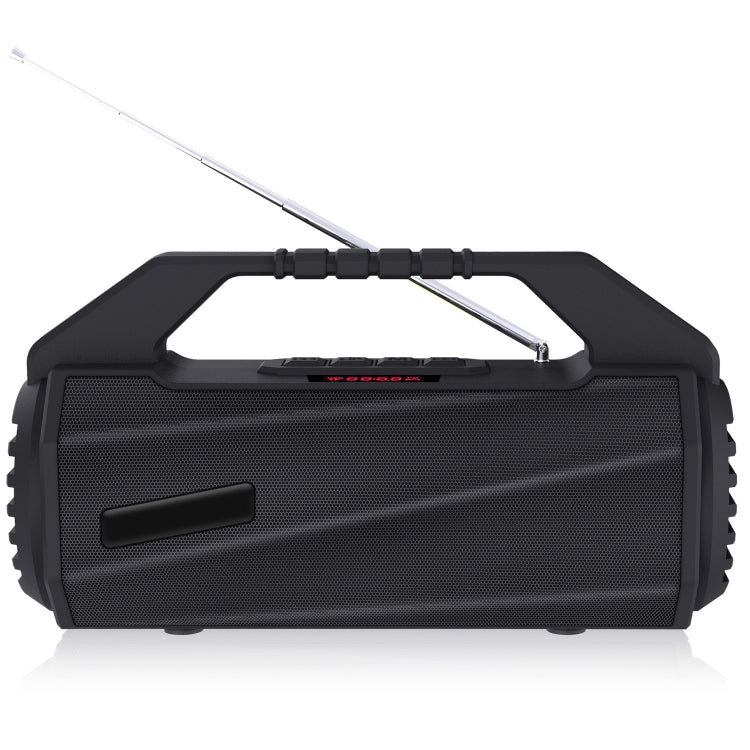 NewRixing NR-4025FM with Screen Outdoor Splash-proof Water Portable Bluetooth Speaker, Support Hands-free Call / TF Card / FM / U Disk(Black) - free shipping - PMC Jewellery - Order now!