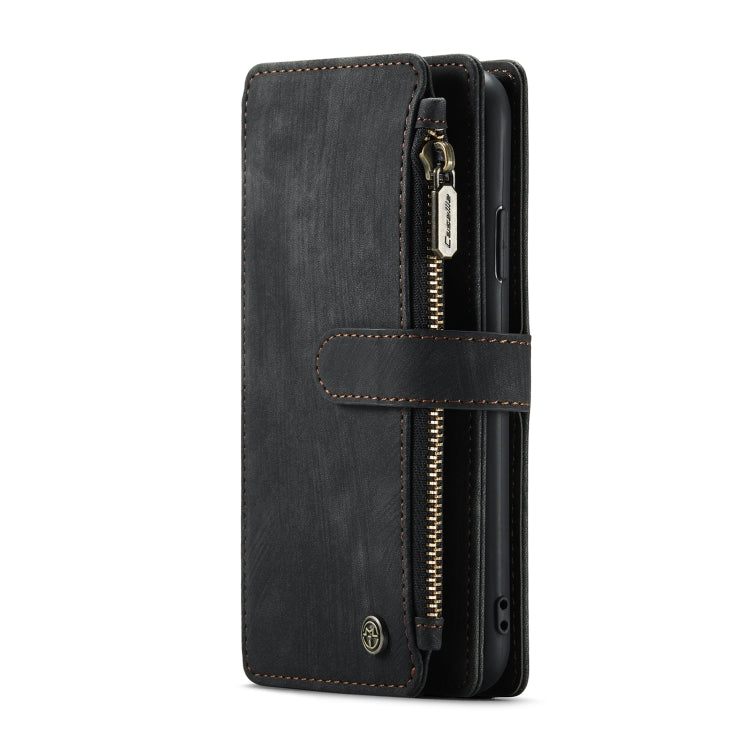 For iPhone XS Max CaseMe-C30 PU + TPU Multifunctional Horizontal Flip Leather Case with Holder & Card Slot & Wallet & Zipper Pocket(Black) - More iPhone Cases by CaseMe | Online Shopping South Africa | PMC Jewellery | Buy Now Pay Later Mobicred