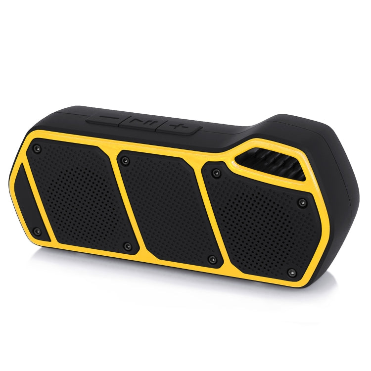 NewRixing NR-5011 Outdoor Portable Bluetooth Speakerr, Support Hands-free Call / TF Card / FM / U Disk(Yellow) - free shipping - PMC Jewellery - Order now!