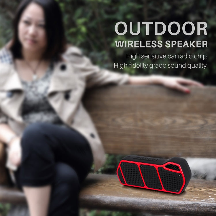 NewRixing NR-5011 Outdoor Portable Bluetooth Speakerr, Support Hands-free Call / TF Card / FM / U Disk(Orange) - Desktop Speaker by NewRixing | Online Shopping South Africa | PMC Jewellery | Buy Now Pay Later Mobicred