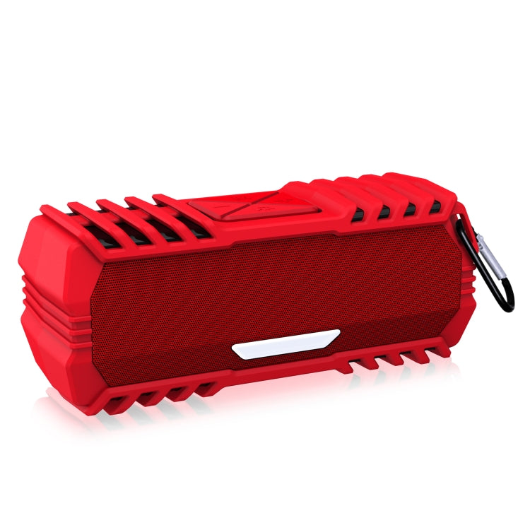 NewRixing NR-5015 Outdoor Portable Bluetooth Speakerr with Hook, Support Hands-free Call / TF Card / FM / U Disk(Red) - Desktop Speaker by NewRixing | Online Shopping South Africa | PMC Jewellery | Buy Now Pay Later Mobicred