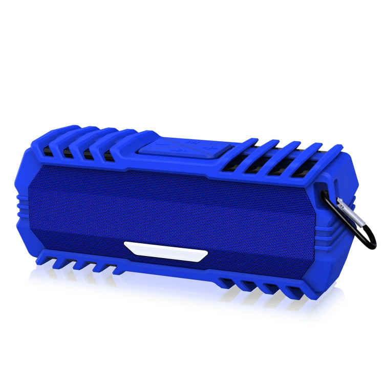 NewRixing NR-5015 Outdoor Portable Bluetooth Speakerr with Hook, Support Hands-free Call / TF Card / FM / U Disk(Blue) - Desktop Speaker by NewRixing | Online Shopping South Africa | PMC Jewellery | Buy Now Pay Later Mobicred