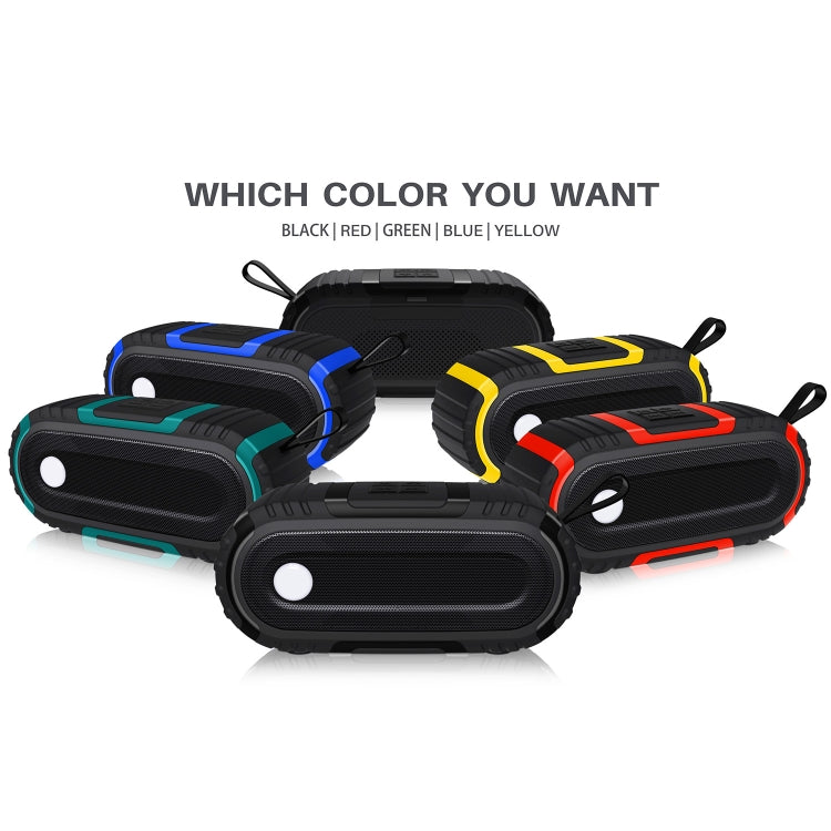 NewRixing NR-5016 Outdoor Splash-proof Water Bluetooth Speaker, Support Hands-free Call / TF Card / FM / U Disk(Black) - free shipping - PMC Jewellery - Order now!