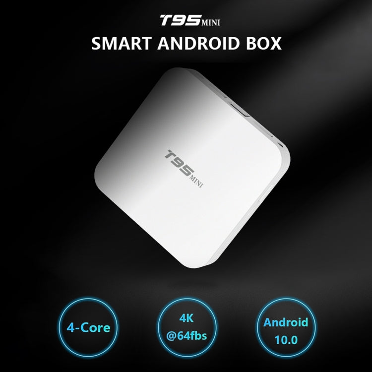 T95MINI 4K HD Network TV Set Top Box, Android 10.0, Allwinner H313 Quad Core 64-bit Cortex-A53, 1GB + 8GB, Support 2.4G WiFi, HDMI, AV, LAN, USB 2.0, AU Plug - Allwinner H3 by PMC Jewellery | Online Shopping South Africa | PMC Jewellery | Buy Now Pay Later Mobicred