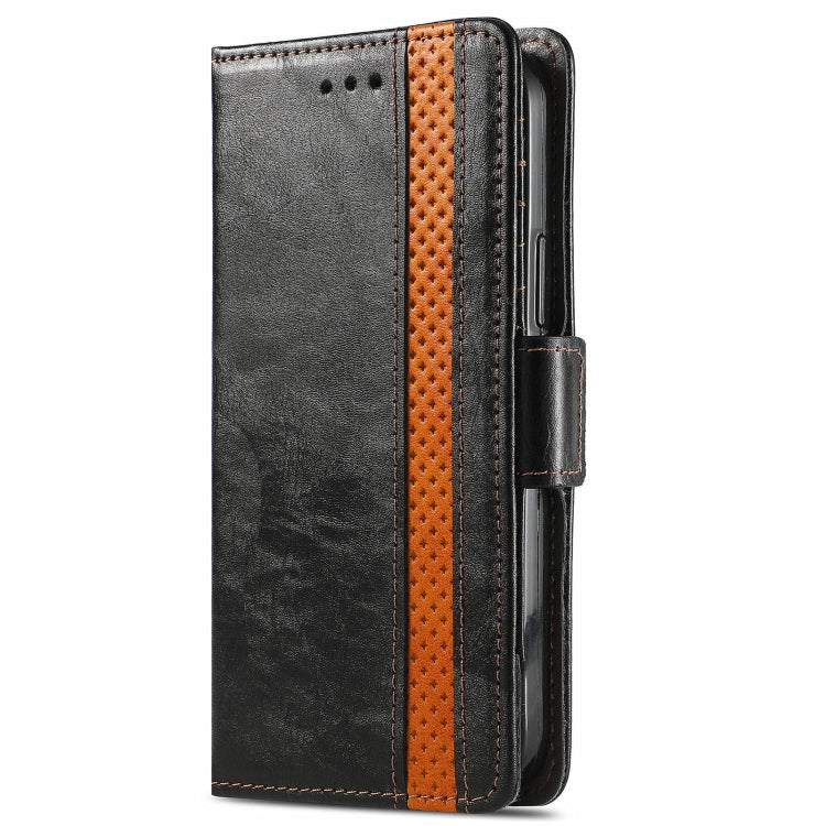 For Blackview A100 CaseNeo Business Splicing Dual Magnetic Buckle Horizontal Flip PU Leather Case with Holder & Card Slots & Wallet(Black) - More Brand by PMC Jewellery | Online Shopping South Africa | PMC Jewellery | Buy Now Pay Later Mobicred