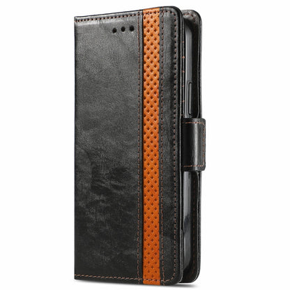 For Blackview A100 CaseNeo Business Splicing Dual Magnetic Buckle Horizontal Flip PU Leather Case with Holder & Card Slots & Wallet(Black) - More Brand by PMC Jewellery | Online Shopping South Africa | PMC Jewellery | Buy Now Pay Later Mobicred