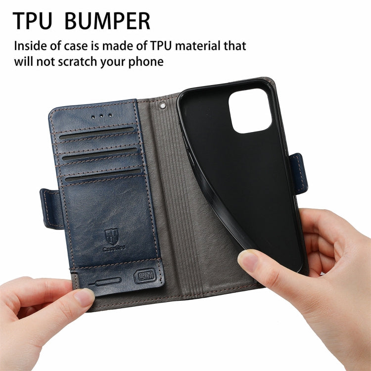 For Blackview A100 CaseNeo Business Splicing Dual Magnetic Buckle Horizontal Flip PU Leather Case with Holder & Card Slots & Wallet(Blue) - More Brand by PMC TechLife | Online Shopping South Africa | PMC TechLife | Buy Now Pay Later Mobicred