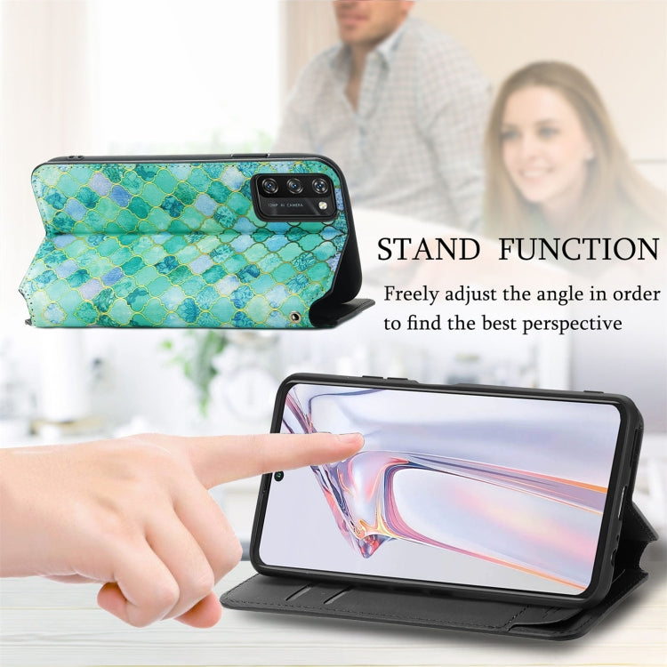 For Blackview A100 Colorful Magnetic Horizontal Flip PU Leather Case with Holder & Card Slot & Wallet(Emerald) - More Brand by PMC Jewellery | Online Shopping South Africa | PMC Jewellery | Buy Now Pay Later Mobicred