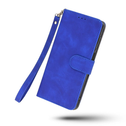 For Doogee N40 Pro Solid Color Skin Feel Magnetic Buckle Horizontal Flip PU Leather Case with Holder & Card Slots & Wallet(Blue) - More Brand by PMC Jewellery | Online Shopping South Africa | PMC Jewellery | Buy Now Pay Later Mobicred