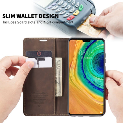 For Huawei Mate 30 4G / 5G CaseMe-013 Multifunctional Horizontal Flip Leather Case with Card Slot & Holder & Wallet(Coffee) - Huawei Cases by CaseMe | Online Shopping South Africa | PMC Jewellery | Buy Now Pay Later Mobicred