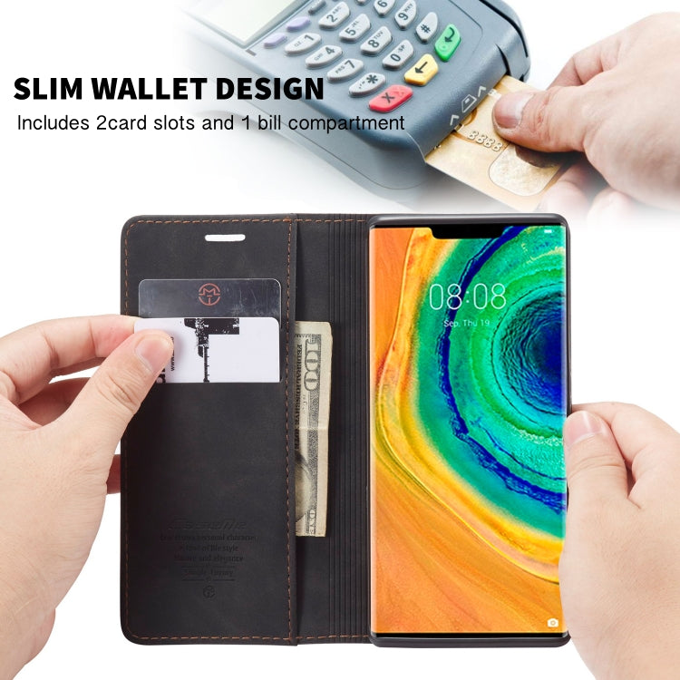 For Huawei Mate 30 Pro 4G / 5G CaseMe-013 Multifunctional Horizontal Flip Leather Case with Card Slot & Holder & Wallet(Black) - free shipping - PMC Jewellery - Order now!