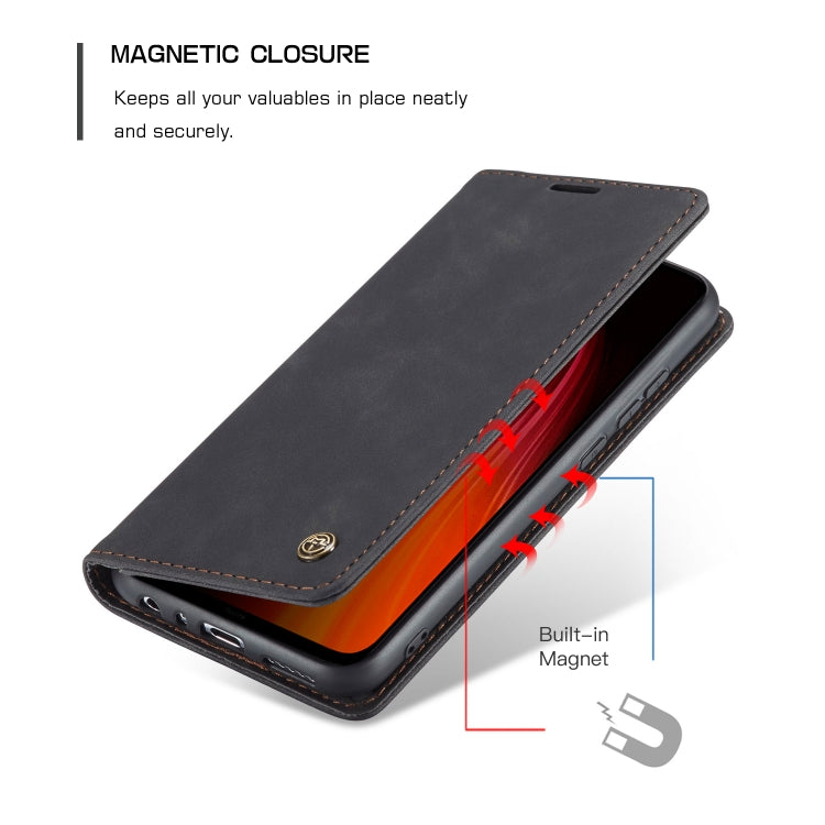 For Xiaomi Redmi Note 8 CaseMe-013 Multifunctional Horizontal Flip Leather Case with Card Slot & Holder & Wallet(Black) - Xiaomi Cases by CaseMe | Online Shopping South Africa | PMC Jewellery | Buy Now Pay Later Mobicred