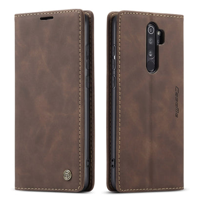 For Xiaomi Redmi Note 8 Pro CaseMe-013 Multifunctional Horizontal Flip Leather Case with Card Slot & Holder & Wallet(Coffee) - Xiaomi Cases by CaseMe | Online Shopping South Africa | PMC Jewellery | Buy Now Pay Later Mobicred