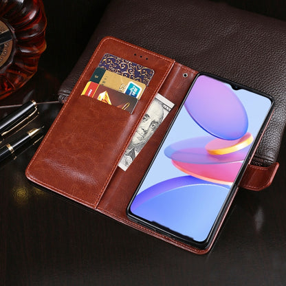 For U-MAGIC 30e idewei Crazy Horse Texture Horizontal Flip Leather Case with Holder & Card Slots & Wallet(Rose Red) - More Brand by idewei | Online Shopping South Africa | PMC Jewellery | Buy Now Pay Later Mobicred