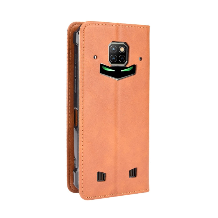 For Doogee S88 Plus / S88 Pro Magnetic Buckle Retro Crazy Horse Texture Horizontal Flip Leather Case with Holder & Card Slots & Photo Frame(Brown) - More Brand by PMC Jewellery | Online Shopping South Africa | PMC Jewellery | Buy Now Pay Later Mobicred