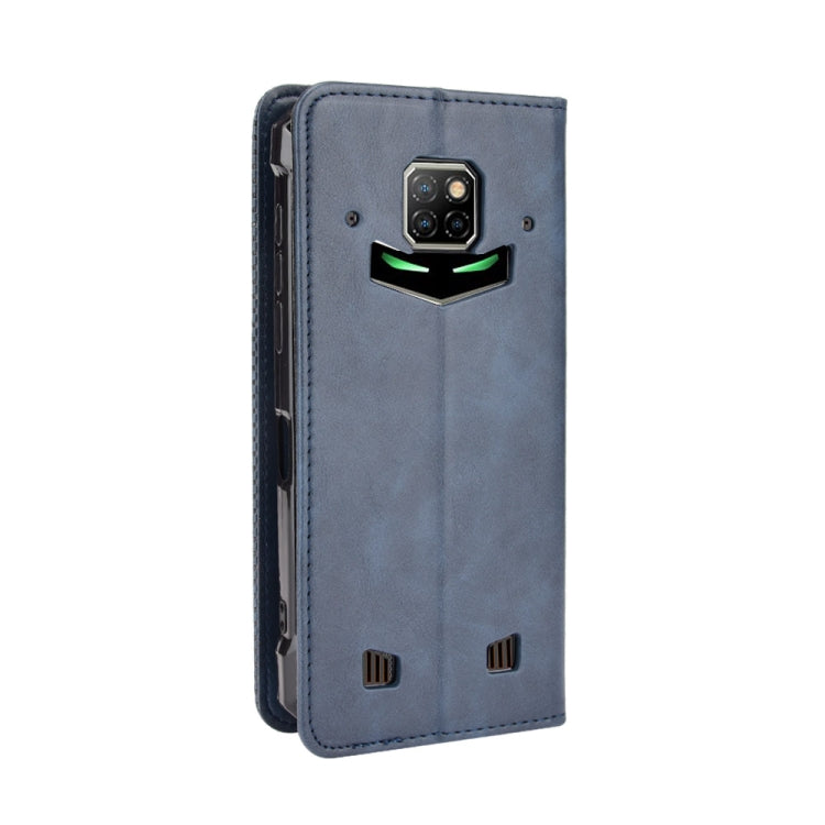 For Doogee S88 Plus / S88 Pro Magnetic Buckle Retro Crazy Horse Texture Horizontal Flip Leather Case with Holder & Card Slots & Photo Frame(Blue) - More Brand by PMC Jewellery | Online Shopping South Africa | PMC Jewellery | Buy Now Pay Later Mobicred