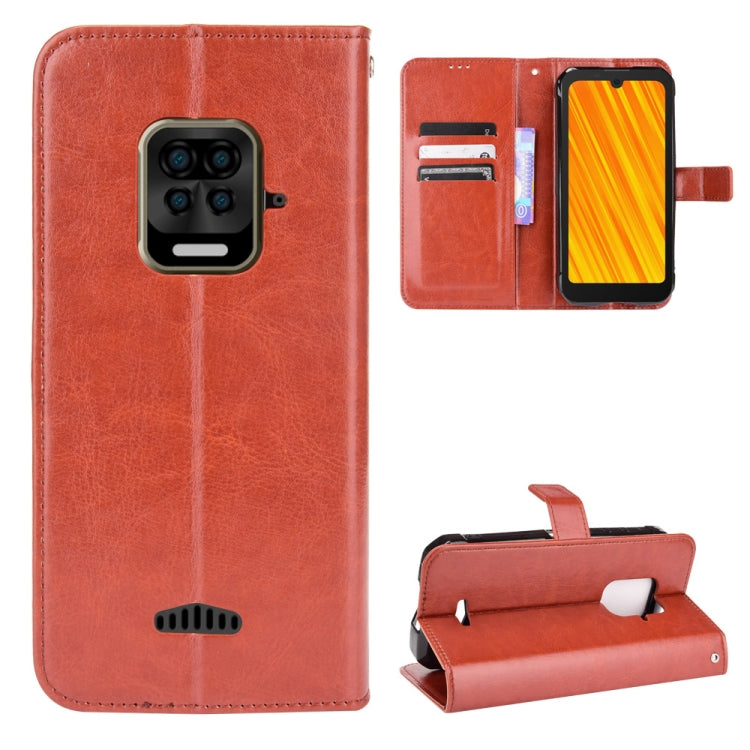 For Doogee S59 / S59 Pro Crazy Horse Texture Horizontal Flip Leather Case with Holder & Card Slots & Lanyard(Brown) - More Brand by PMC Jewellery | Online Shopping South Africa | PMC Jewellery | Buy Now Pay Later Mobicred