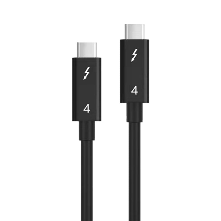 USB-C / Type-C Male to USB-C / Type-C Male Multi-function Transmission Cable for Thunderbolt 4, Cable Length:1m(Black) - Cable & Adapters by PMC Jewellery | Online Shopping South Africa | PMC Jewellery | Buy Now Pay Later Mobicred