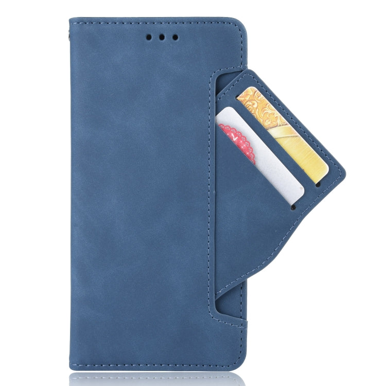 For Blackview Oscal C20 Skin Feel Calf Pattern Horizontal Flip Leather Case with Holder & Card Slots & Photo Frame(Blue) - More Brand by PMC Jewellery | Online Shopping South Africa | PMC Jewellery | Buy Now Pay Later Mobicred