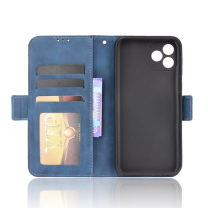 For Blackview Oscal C20 Skin Feel Calf Pattern Horizontal Flip Leather Case with Holder & Card Slots & Photo Frame(Blue) - More Brand by PMC Jewellery | Online Shopping South Africa | PMC Jewellery | Buy Now Pay Later Mobicred