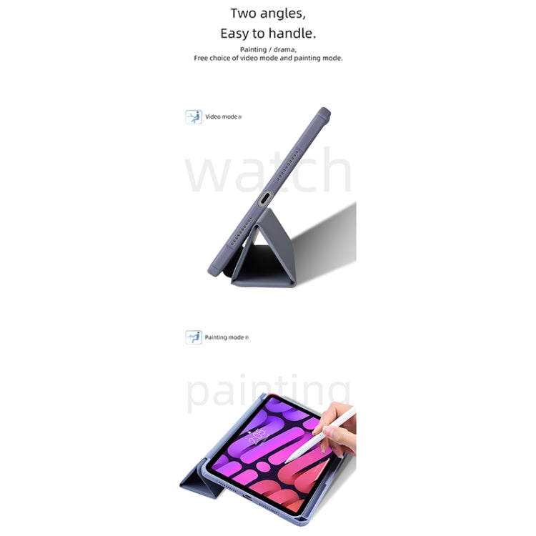 For iPad mini 6 / mini 2024 Mutural Pinyue Series Horizontal Flip Tablet Case with Holder & Pen Slot & Sleep / Wake-up Function(Sky Blue) - free shipping - PMC TechLife - Order now!