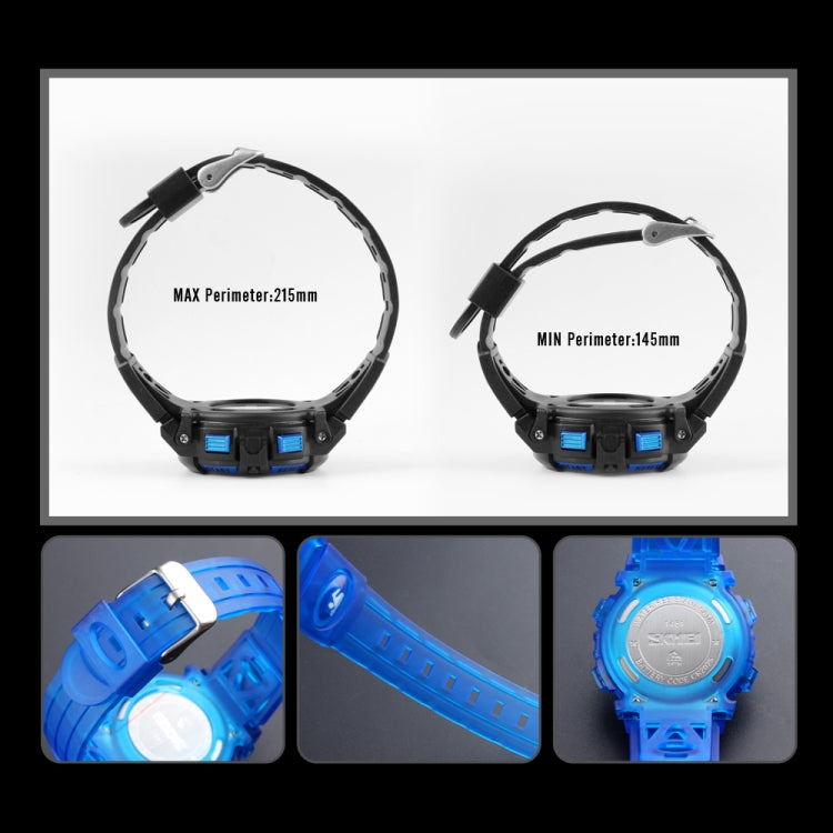 SKMEI 1451 LED Digital Stopwatch Chronograph Luminous Children Sports Electronic Watch(White Shell Blue Circle) - free shipping - PMC TechLife - Order now!
