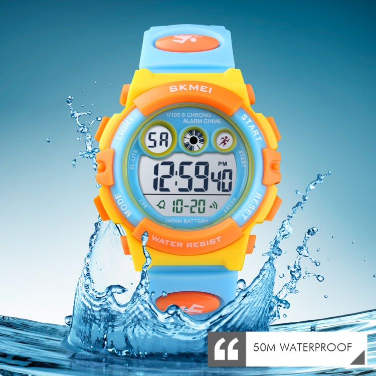 SKMEI 1451 LED Digital Stopwatch Chronograph Luminous Children Sports Electronic Watch(Transparent Rose Red) - free shipping - PMC TechLife - Order now!