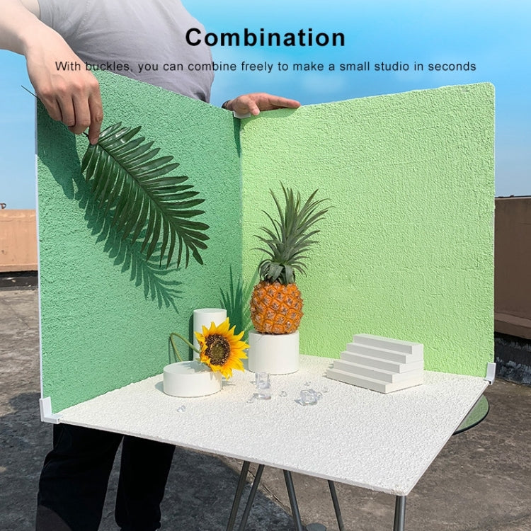 60 x 60cm PVC Backdrop Board Coarse Sand Texture Cement Photography Backdrop Board(Grey Bean Green) - Brick Wall by PMC TechLife | Online Shopping South Africa | PMC TechLife | Buy Now Pay Later Mobicred