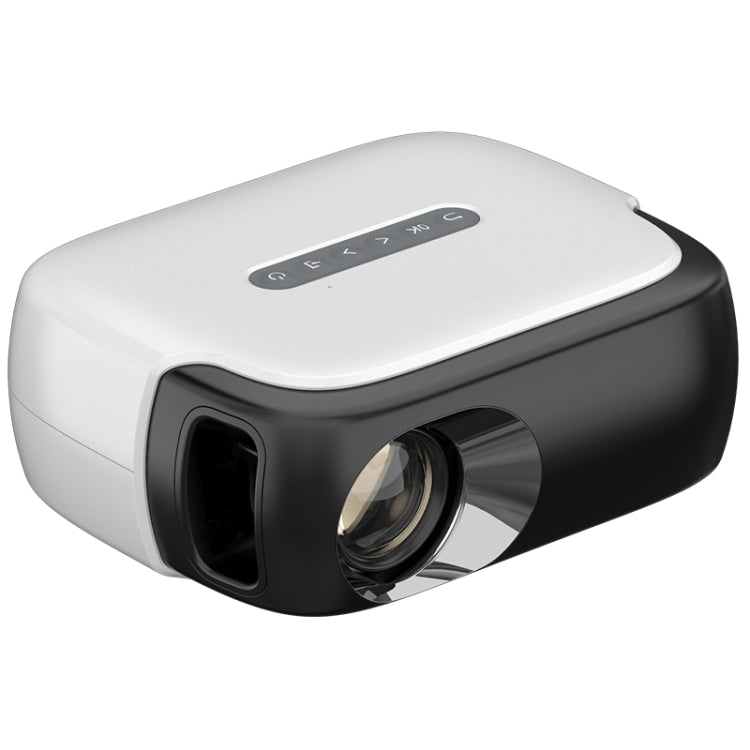 DR-860 1920x1080 1000 Lumens Portable Home Theater LED Projector, Plug Type: US Plug(Black White) - LED Projector by PMC Jewellery | Online Shopping South Africa | PMC Jewellery | Buy Now Pay Later Mobicred